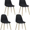MEUBLE COSY Lot de 4 Chaises Salle à Manger Scandinave MEUBLE COSY Lot de 4 Chaises Salle à Manger Scandinave Fauteuils de Salon Cuisine Bureau