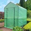 SKYLANTERN Serre de Jardin en Plastique - Serre Jardin avec SKYLANTERN Serre de Jardin en Plastique - Serre Jardin avec étagères et Fermeture à Zip - Tente Abri pour Plante et Culture (Dimensions : 125 x 190 x 190 cm)