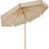 SONGMICS Parasol 3 m, Ombrelle octogonal, Protection Solaire, Anti-UV, mât SONGMICS Parasol 3 m, Ombrelle octogonal, Protection Solaire, Anti-UV, mât et Baleines en Bois, inclinable, sans Socle, pour terrasse, Balcon, Jardin, Taupe GPU32BR