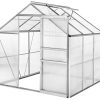 TecTake 800416 Serre de Jardin et Polycarbonate Alu Tente Abri TecTake 800416 Serre de Jardin et Polycarbonate Alu Tente Abri Plante Jardinage 190x185x195 cm - diverses modèles - (190x185x195 sans Base | no. 402473)