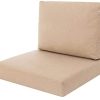 • Miatech Coussin de jardin, pour chaise, fauteuil rotin, fauteuil • Miatech Coussin de jardin, pour chaise, fauteuil rotin, fauteuil jardin, coussin fauteuil rotin, coussin fauteuil jardin-Taille L, 60x55–Beige