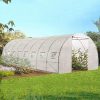 1645988409_51AV6eHonAL._AC_.jpg IDMarket - Serre Tunnel de Jardin 4 Saisons 24M² Blanche Gamme maraîchère des Andes 8x3M