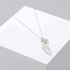 21LW6WsmsQL._AC_.jpg Elli Collier Femme Plume en Argent Sterling 925