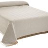 317PN-tOeL._AC_.jpg Martina Home Épiga Foulard Multi-usages, 80 % Coton, 20 % Polyester, écru / Beige, 130 x 180 cm