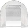 318I2i-9rDL._AC_.jpg Garden Point La Serre en Polyéthylène 3,5 x 2 x 2 m Serre de Jardin Tunnel Serre maraichère avec Cadre en Acier Galvanisé de la diamètre 25mm (Blanc)