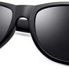 KANASTAL lunettes de soleil homme polarisées Lunettes de mode vintage lunettes de soleil carrées classiques lunette de ski Protection UV400
