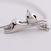 31EALRkldAL._AC_.jpg Wonvin Dames en Argent Sterling 925 Collier Pendentif de Chat, pour Les Femmes Les Filles