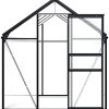 4160lRERGxL._AC_.jpg vidaXL Serre avec Cadre de Base Tente Abri Plantes Serre à Fleurs Serre à Plantes Serre de Jardin Serre d'Extérieur Anthracite Aluminium 4,75 m²