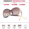 41APf-nYq7L._AC_.jpg CGID Lunettes de Soleil Femme Polarisées Surdimensionnées Designer Protection UV400 MJ85