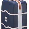 41K2oli2C2L._AC_.jpg DELSEY PARIS - CHATELET AIR - Valise trolley cabine slim collection Roland Garros - 4 Doubles Roues, 55 CM - Bleu, Bleu marine, cabine XS (55 cm - 38 L)