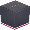 Tommy Hilfiger Homme Analogique Quartz Montre avec Bracelet en Acier Inoxydable 1791788