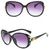 41PSk6-7BL._AC_.jpg Yilad Lunettes de soleil élégantes avec protection UV400 - Verres polarisés - Pour femme - Violet