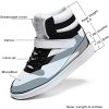 Chaussure Femme Basket a Talon Compensé Fille Sneakers Chaussures Femme Compensées Confortable Chaussure De Marche Caché Talon Baskets Hi-Top