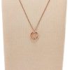 41T-LgsA6aL._AC_.jpg Fossil Femme Collier Twist en acier doré rose JF01301791