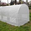 41TVNGaiU9L._AC_.jpg Garden Point La Serre en Polyéthylène 3,5 x 2 x 2 m Serre de Jardin Tunnel Serre maraichère avec Cadre en Acier Galvanisé de la diamètre 25mm (Blanc)