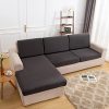 41V3fugfTXL._AC_.jpg NIBESSER Housse de Coussin Extensible de Canapé Housse de Siège de Canapé Lavable Housse Coussin d'Assise pour Canapé Grand Taille Amovible Antipoussière (Gris Fonce,3 Places)