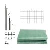 41dcrpjLVAS.jpg WOLTU GWH00502gn Serre de Jardin PE pour légumes avec Porte, Vert, 143x143x195cm
