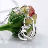 41fIBX2z0zL._AC_.jpg Angel for Angel 925 argent sterling amour coeurs doubles pendentif collier avec 18" de chaîne bijoux