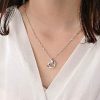41h1rW-7-DL._AC_.jpg Angel for Angel 925 argent sterling amour coeurs doubles pendentif collier avec 18" de chaîne bijoux