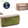 41q5dXBWbzL._AC_.jpg yayago Briques d'humus - Terre de coco - Terreau pressé en fibres de coco - Sans tourbe, non engrais - 100 % naturel et biodégradable - Pour jardin, pot et terrarium - 2 x 650 g