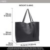 ZhengYue Cabas Sac à Main en Cuir Souple Sac à Bandoulière Epaule Femme Mesdames Imperméable Multies Colores Grande Capacité de Bonne Qualité