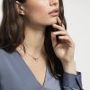 41uAYFH3TJL._AC_.jpg Swarovski Collier Swarovski Symbolic, blanc, Métal doré rose