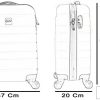 41xribuGfoL._AC_.jpg Chariot Cabine Valise Hand Dur Bagages Cabine Size GianMarcoVenturi 007_(Bleu)