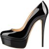 AOOAR Escarpins à talons pour femme