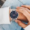 Tommy Hilfiger Homme Analogique Quartz Montre avec Bracelet en Acier Inoxydable 1791788
