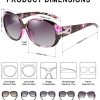 51H4NFW4zbS._AC_.jpg Duco Lunettes teintées classiques grands verres lunettes de soleil polarisées 100% Protection UV 6214