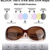 51PCUcBKytL._AC_.jpg LVIOE Lunette de Soleil Femme Polarisée-Grande, Vintage Lunettes Anti Reflet 100% UV Protection