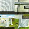 51TeQx8p7yL._AC_.jpg Garden Point La Serre en Polyéthylène 3,5 x 2 x 2 m Serre de Jardin Tunnel Serre maraichère avec Cadre en Acier Galvanisé de la diamètre 25mm (Blanc)