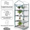 51YLcgz1e4L.jpg Dawoo Mini Serre de Jardin,Petite étagère de Serre, 4 serres de Jardin Portables à étagères Extérieures et Intérieures,68 cm (L) x 48 cm (L) x 158 cm (H) (4 Niveaux)