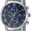 51bNedsWEJL._AC_.jpg Tommy Hilfiger Montre-Bracelet pour Homme Multi-Cadrans Quartz Kane