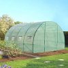 51byu2nci9L._AC_.jpg IDMarket - Serre Tunnel de Jardin 12 m² Verte Gamme maraîchère Zebra 4x3M