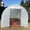 51jLbJo53cL._AC_.jpg Garden Point La Serre en Polyéthylène 3,5 x 2 x 2 m Serre de Jardin Tunnel Serre maraichère avec Cadre en Acier Galvanisé de la diamètre 25mm (Blanc)