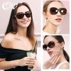 51lXvox3ifL._AC_.jpg CGID Lunettes de Soleil Femme Polarisées Surdimensionnées Designer Protection UV400 MJ85