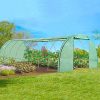 51nmYdudUL._AC_.jpg IDMarket - Serre Tunnel de Jardin 4 Saisons 24M² Verte Gamme maraîchère des Andes 8x3M