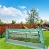 51r20UZHryL._AC_.jpg Relaxdays Serre de Jardin, Montage Facile, avec bâche, fenêtres, PE, Acier, HLP : 80 x 200 x 175 cm, XXL, Verte