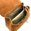 51wuO87mwCS._AC_.jpg KristyX Sac femme à main en cuir véritable suédé Made in Italy 6033CAM