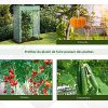 612bqPxKRZL._AC_.jpg Outsunny Serre de Jardin Serre à tomates 1L x 0,5l x 1,5H m Porte zippée déroulante Acier thermolaqué PE Haute densité 140 g/m² Anti-UV