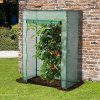 618-EPGhABL._AC_.jpg Outsunny Serre de Jardin Serre à tomates 1L x 0,5l x 1,5H m Porte zippée déroulante Acier thermolaqué PE Haute densité 140 g/m² Anti-UV