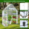 61Sq8kPsrzL._AC_.jpg Serre de Jardin avec housse en PVC épaissir Tente abri fenêtres d'observation Nouvelle version, petite entrée 3 niveaux 6 étagères Serre pour semis, fleurs, culture de plantes, 195x143x73cm