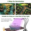61obSoINJL._AC_.jpg YAUNGEL Mini Serre pour Plantes, 10 Pièces 120 Cellules Intérieure Plateau Semis Bac à semis Pépinière Boîte de Culture avec Couvercle et Ventilation Durables