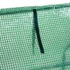 61tzMyI4YTL._AC_.jpg HOMCOM Mini Serre de Jardin 270L x 90l x 90H cm Acier PE Haute densité 140 g/m² Anti-UV 3 fenêtres avec Zip enroulables Vert