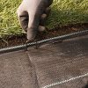 61zSIfMvxoL._AC_.jpg GardenMate lot de 100 piquets de fixation en acier 2,9 mm, 150 mm long, 25 mm large