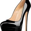 AOOAR Escarpins à talons pour femme