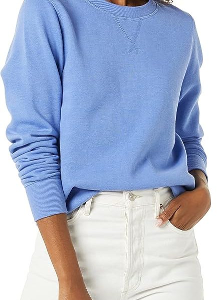 Amazon Essentials Sweatshirt Col Rond en Molleton Éponge Amazon Essentials Sweatshirt Col Rond en Molleton Éponge