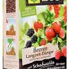 Compo Engrais Bio pour Baies de Longue durée avec Laine de Mouton - Engrais Naturel Organique pour Toutes Les Plantes et arbustes à Baies de même Que pour Les Fruits à Noyau et à pépins 2 kg Marron