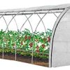 IDMarket - Serre Tunnel de Jardin 4 Saisons 24M² Blanche IDMarket - Serre Tunnel de Jardin 4 Saisons 24M² Blanche Gamme maraîchère des Andes 8x3M